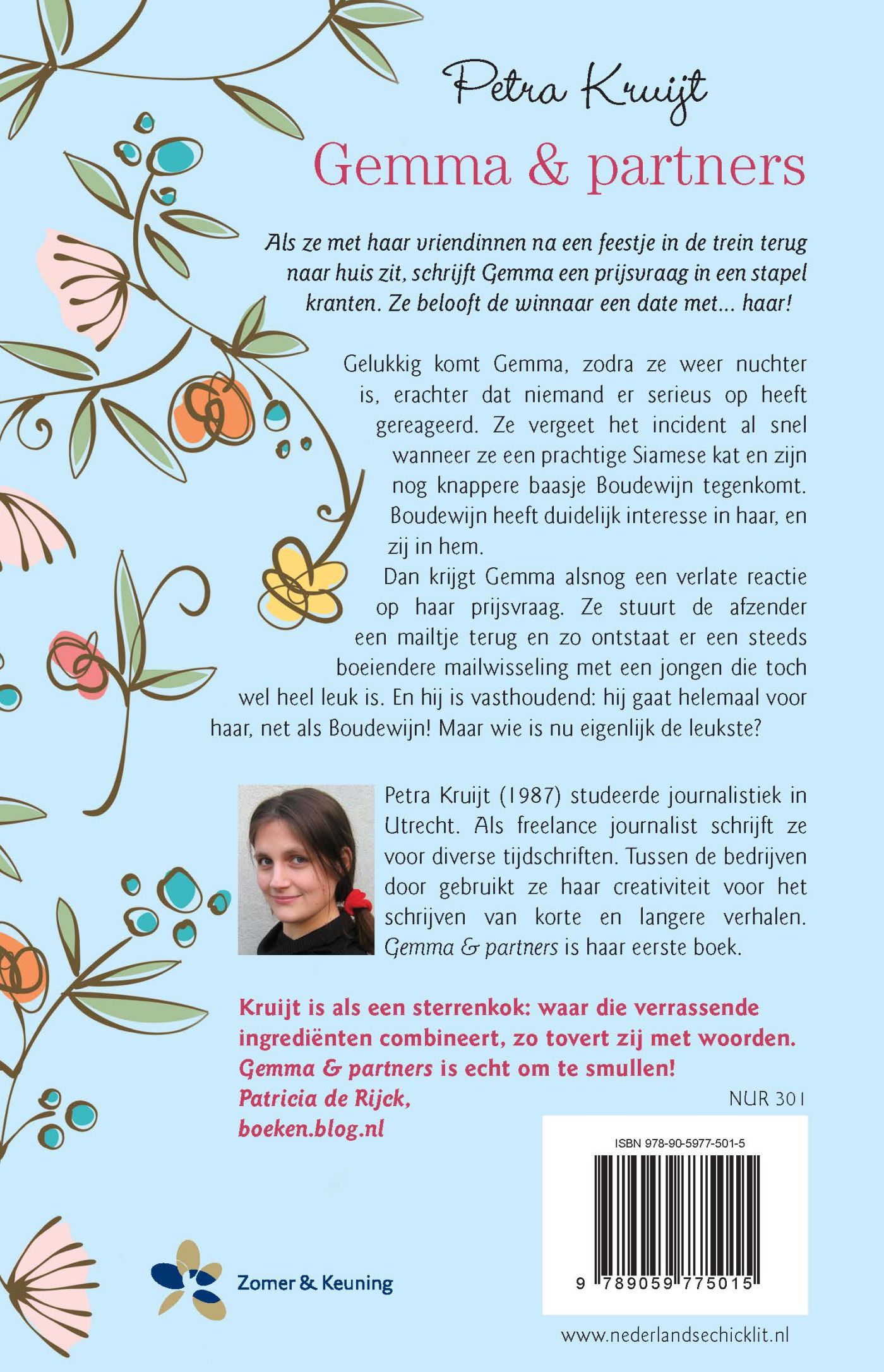 Achterkant van Gemma en Partners