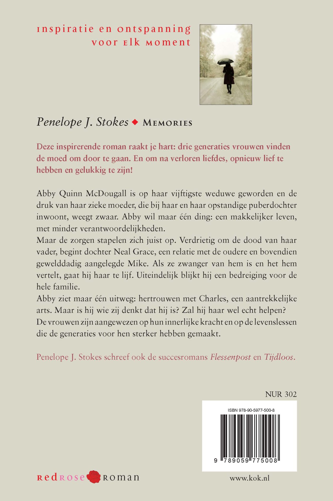 Achterkant van Memories