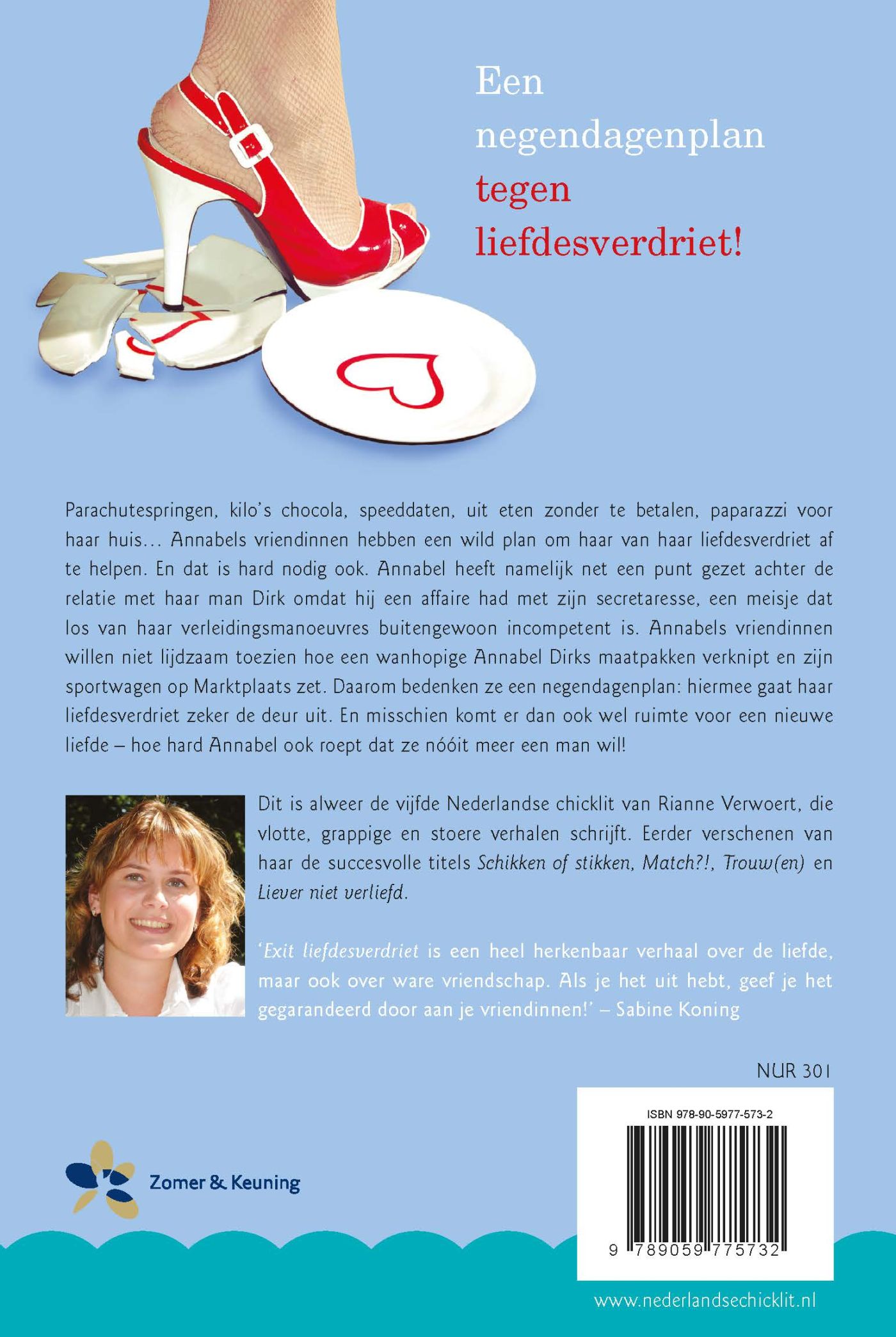 Achterkant van Exit liefdesverdriet
