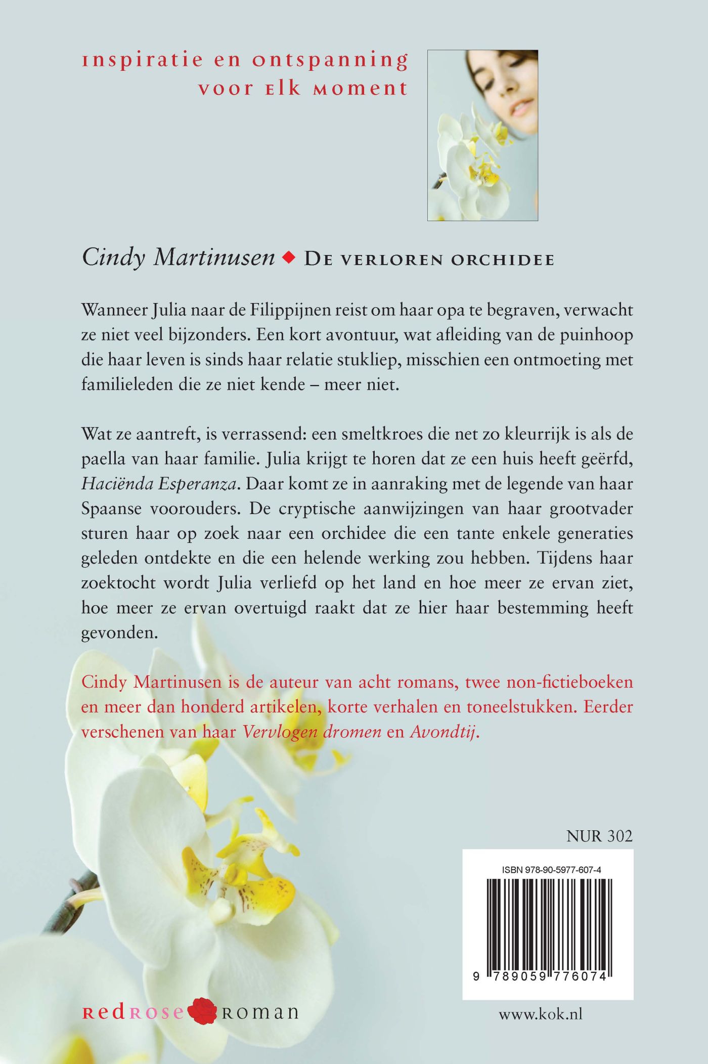 Achterkant van De verloren orchidee