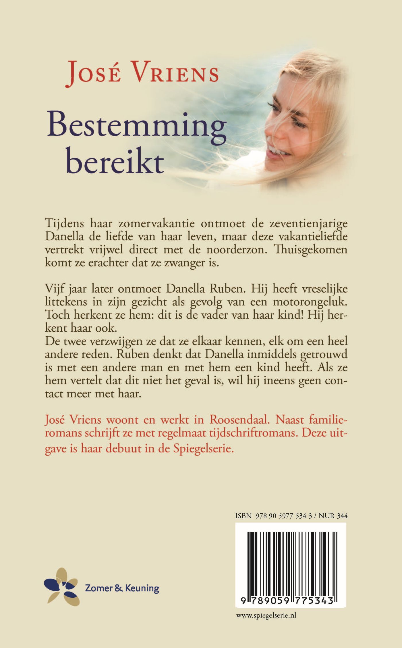 Achterkant van Bestemming bereikt