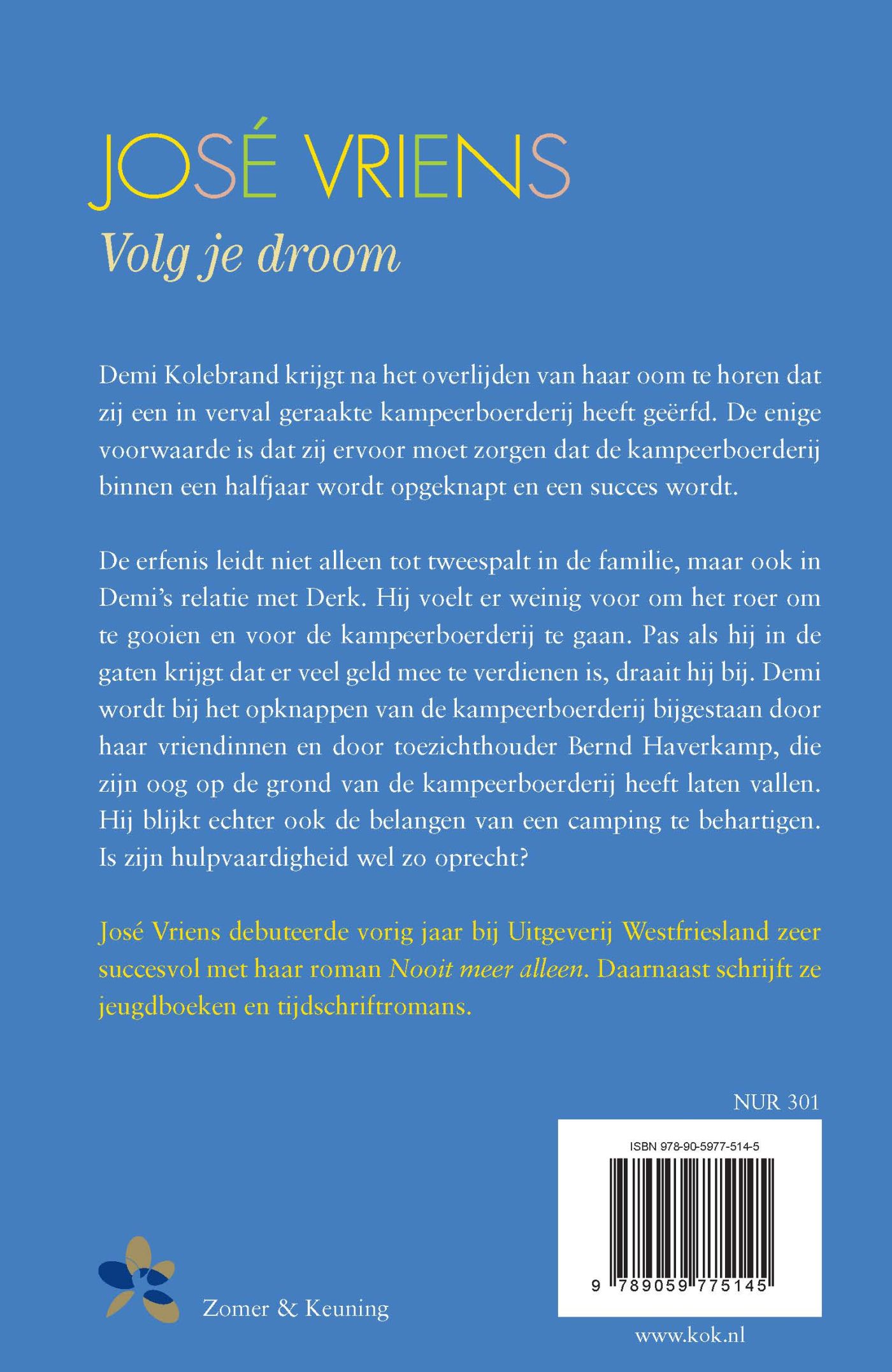 Achterkant van Volg je droom