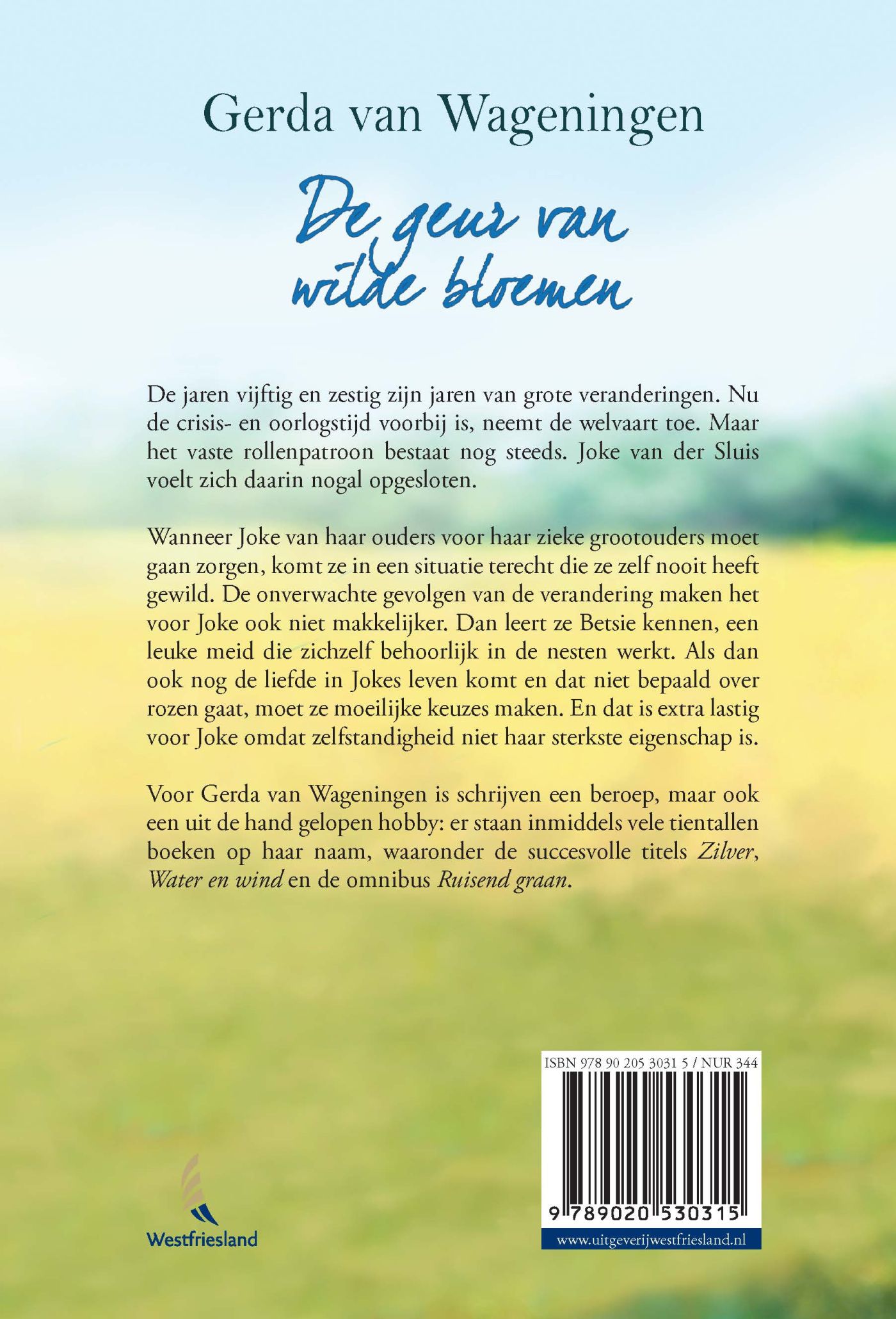 Achterkant van De geur van wilde bloemen