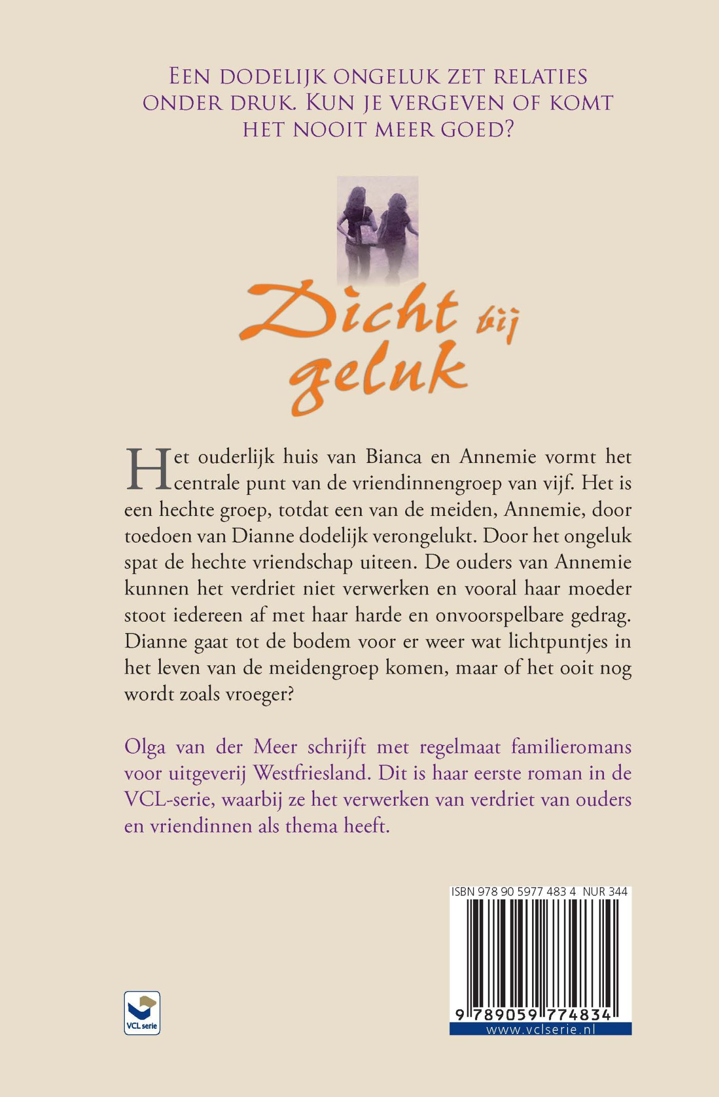 Achterkant van Dicht bij geluk