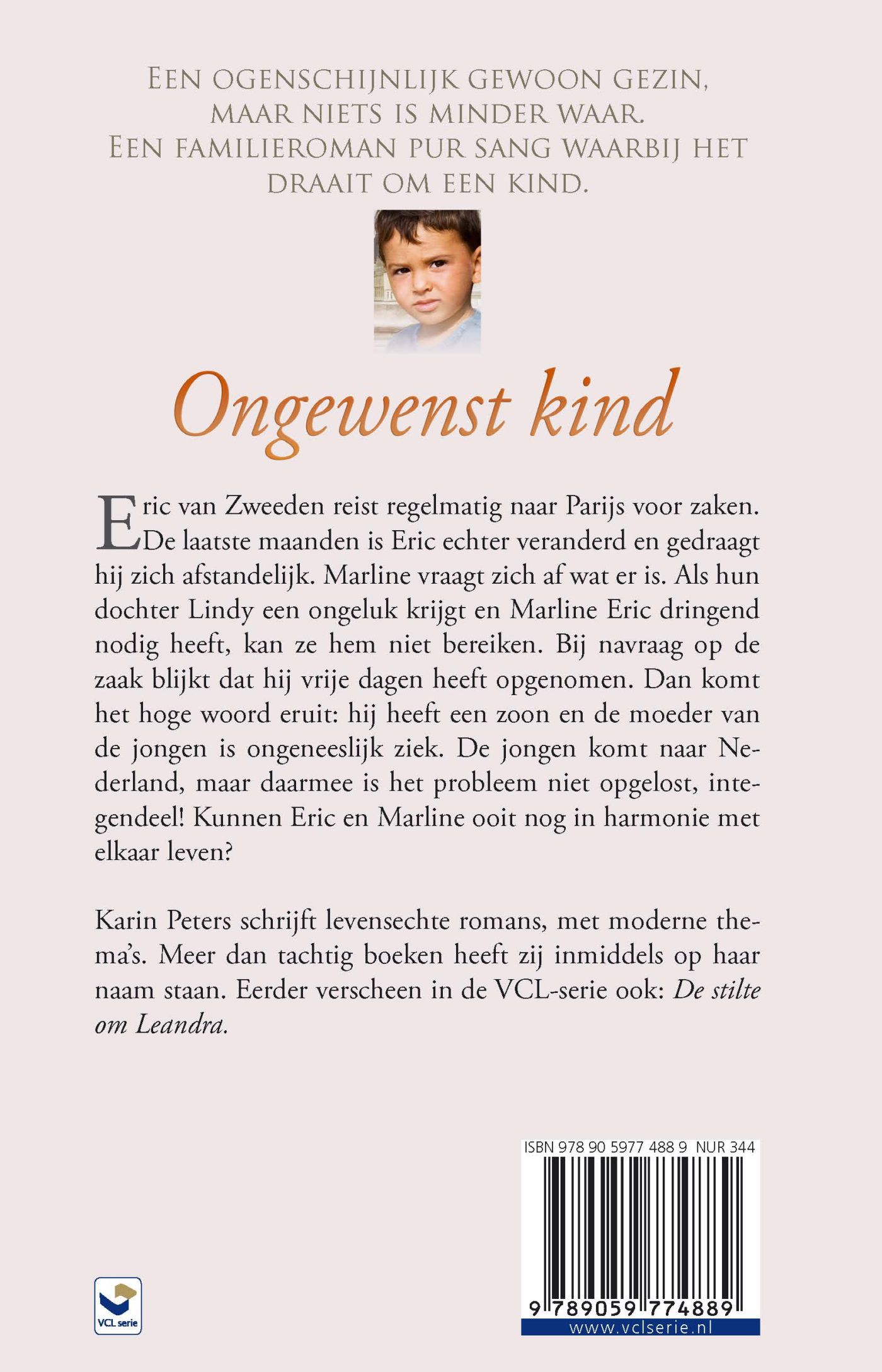 Achterkant van Ongewenst kind
