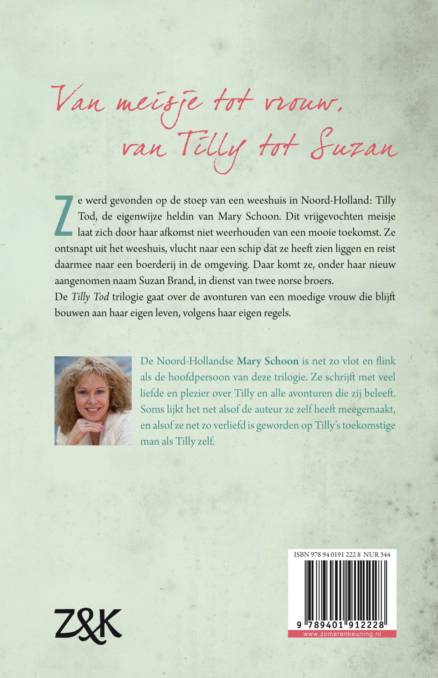 Achterkant van Tilly Tod