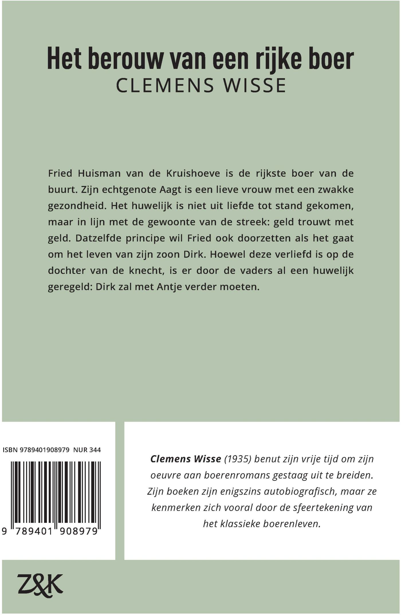 Achterkant van Het berouw van een rijke boer