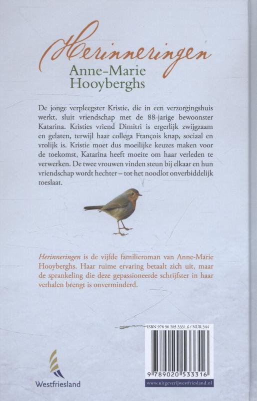 Achterkant van Herinneringen