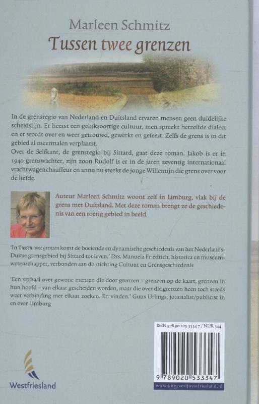 Achterkant van Tussen twee grenzen