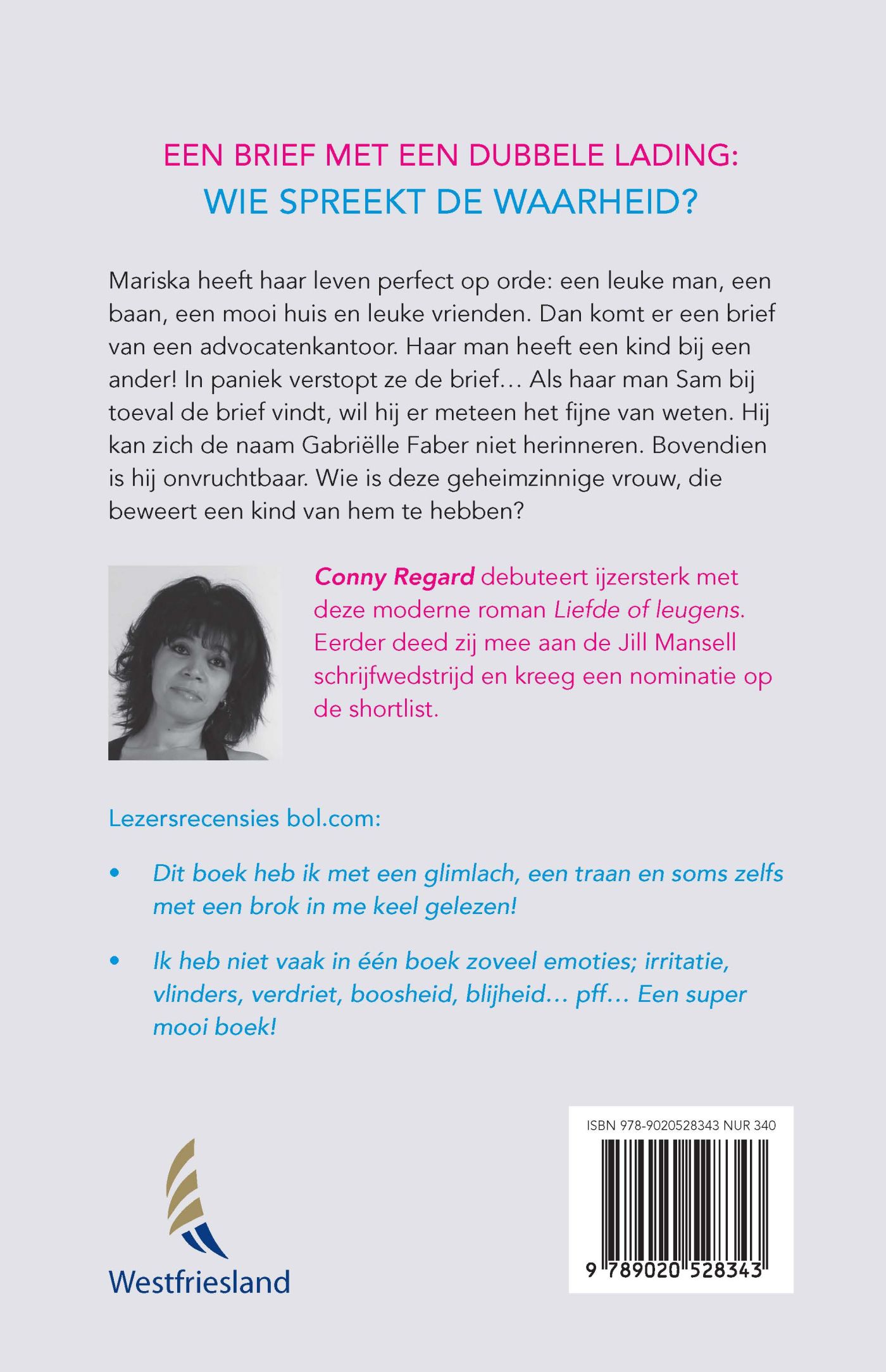Achterkant van Liefde of leugens