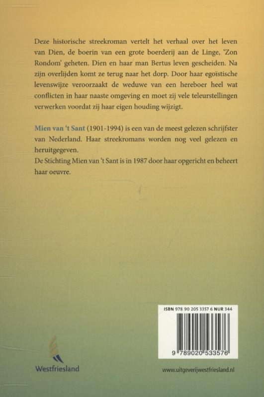 Achterkant van Aan de Linge staat een stee