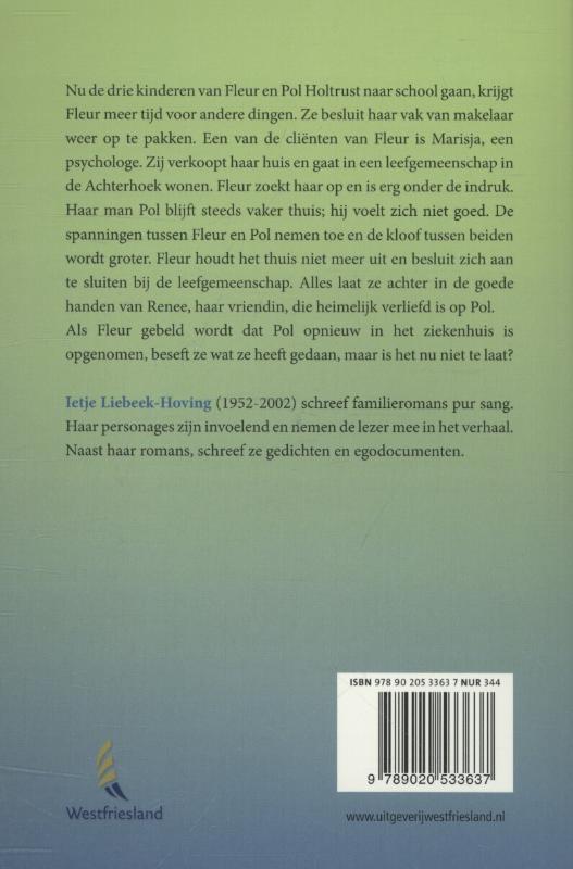 Achterkant van Terug naar toen