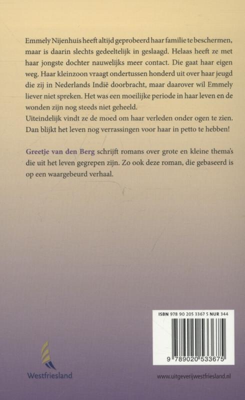 Achterkant van Witte orchidee