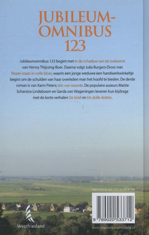 Achterkant van Jubileumomnibus 123