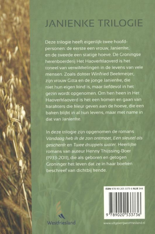 Achterkant van Een sleutel als geschenk; Twee druppels water; De grote vergissing