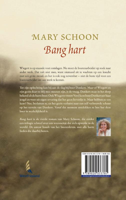 Achterkant van Bang hart