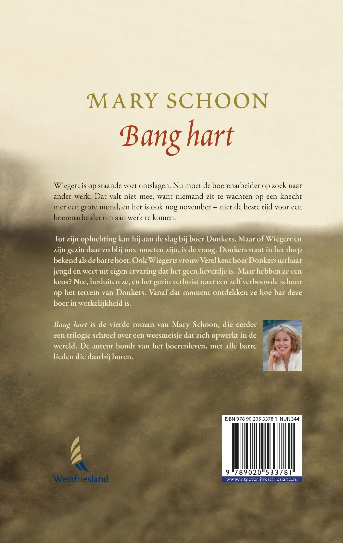 Achterkant van Bang hart