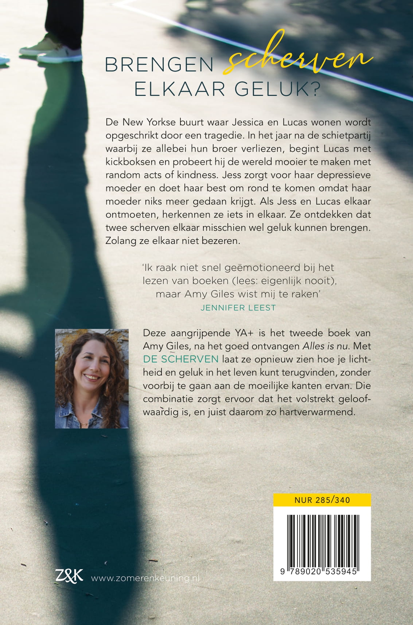 Achterkant van De scherven