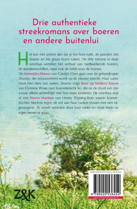 Achterkant van Op de hoeve omnibus