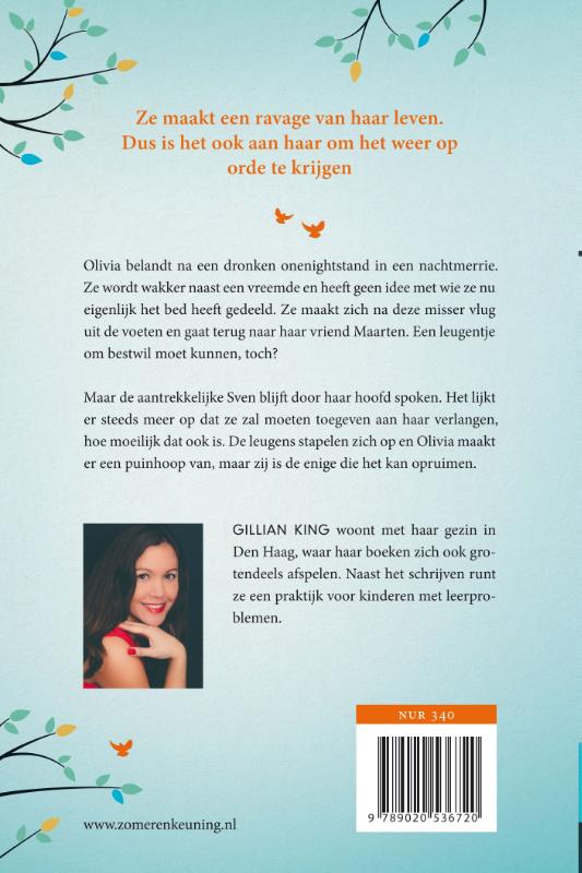 Achterkant van O, o, Olivia