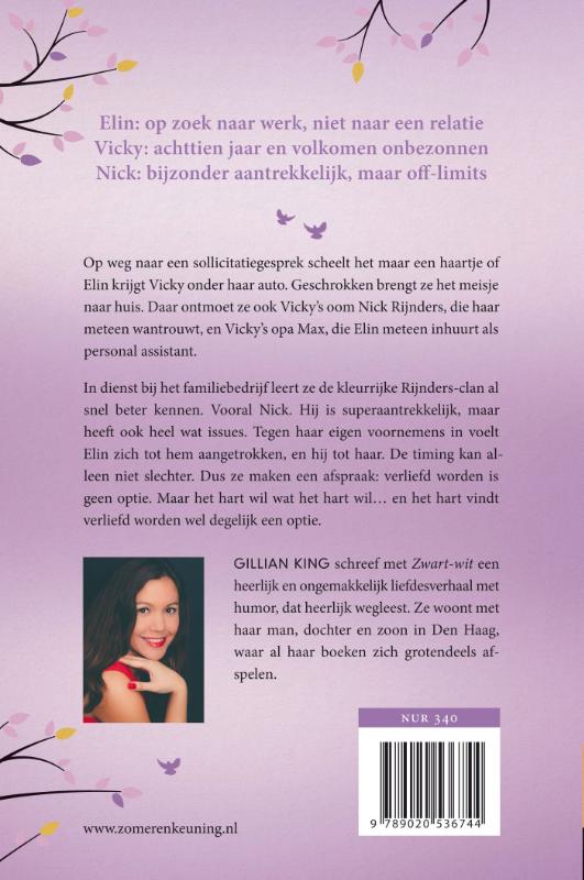 Achterkant van Zwart-wit