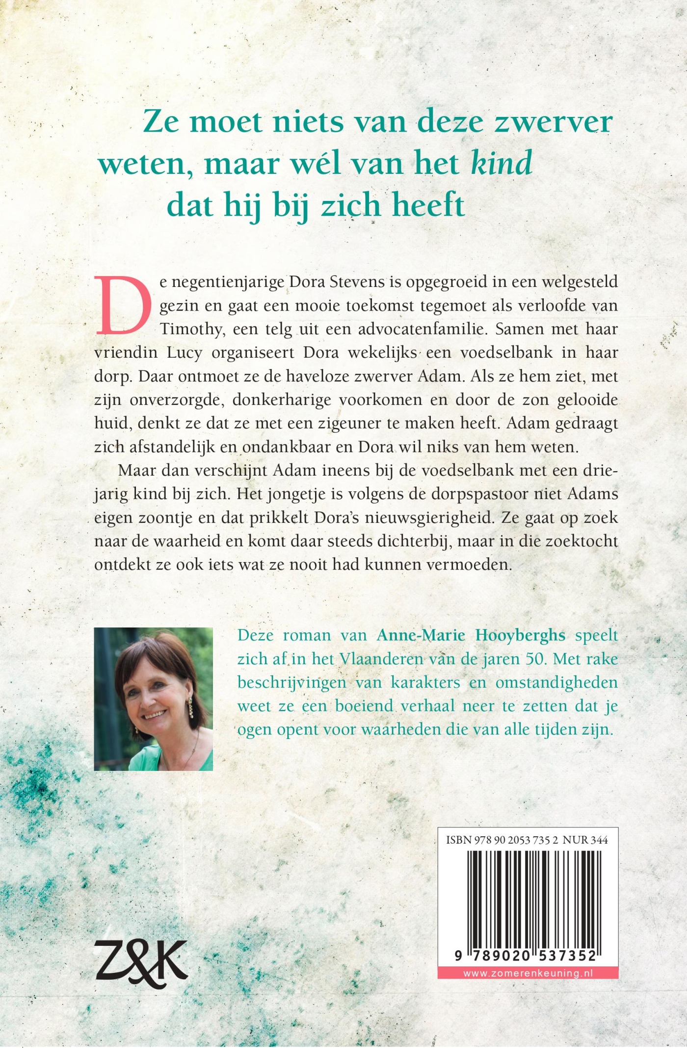 Achterkant van Het kind en de zwerver
