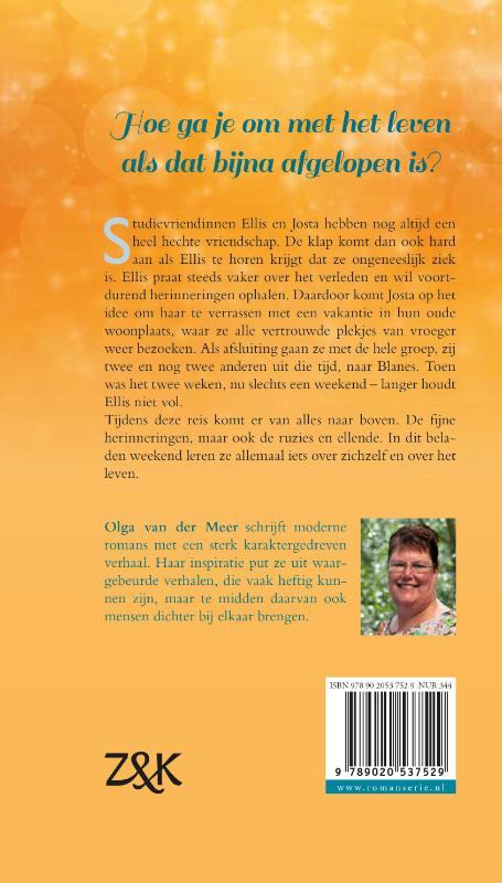 Achterkant van Reis naar toen