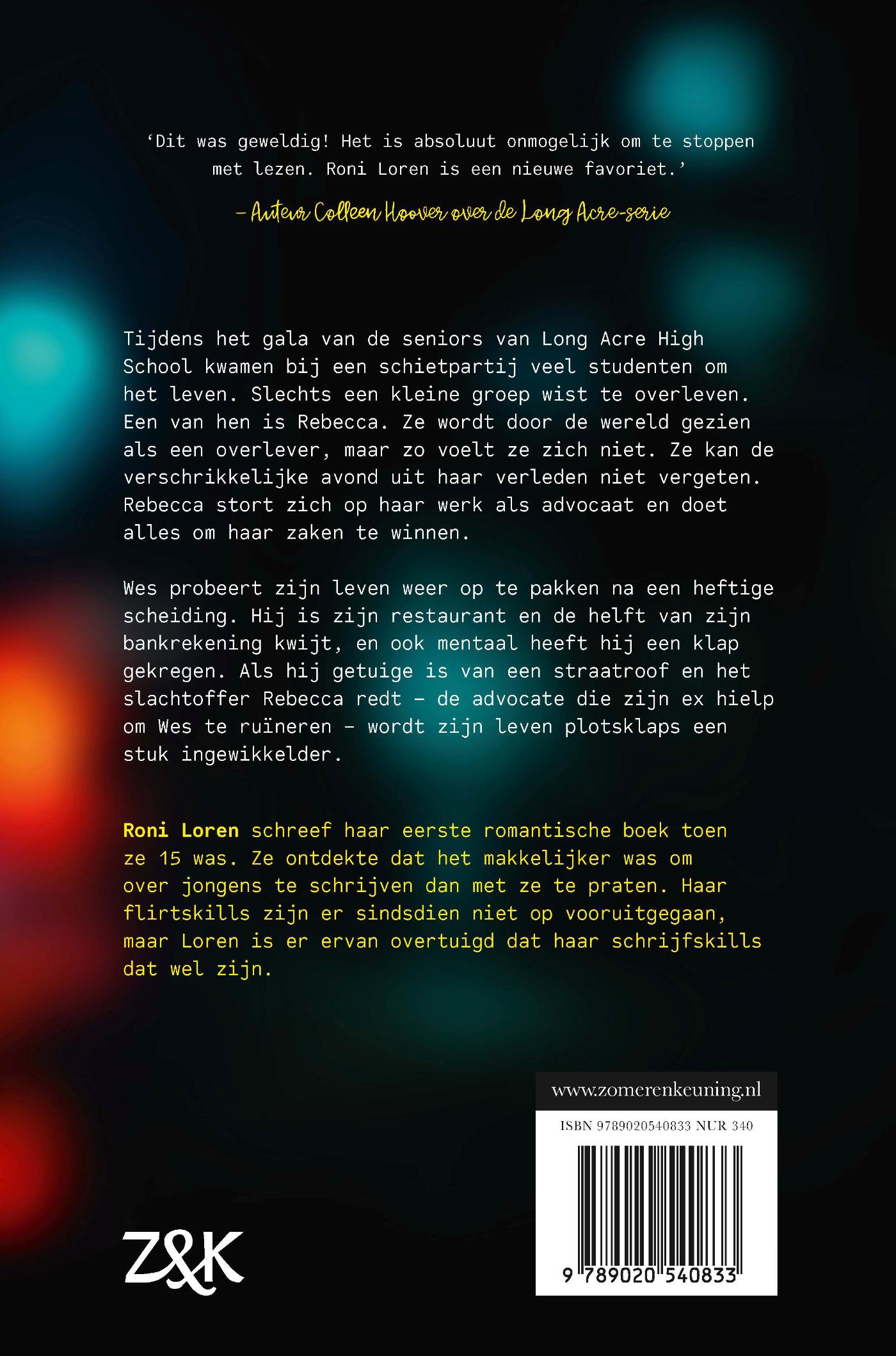 Achterkant van Hij die blijft