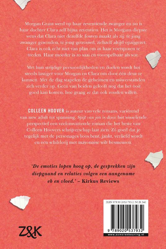 Achterkant van Spijt van jou