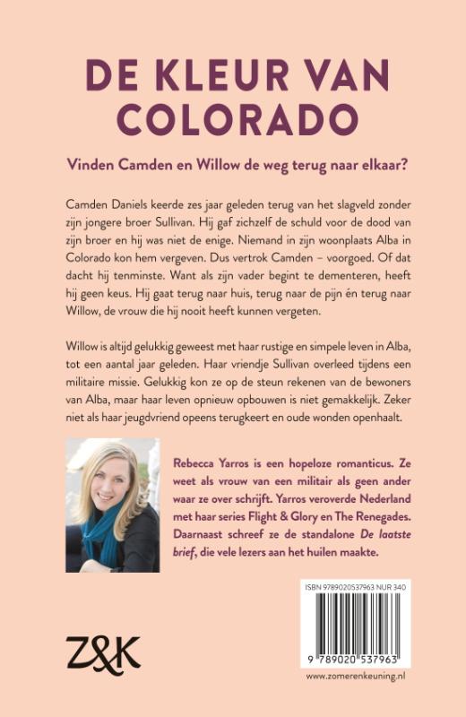 Achterkant van De kleur van Colorado