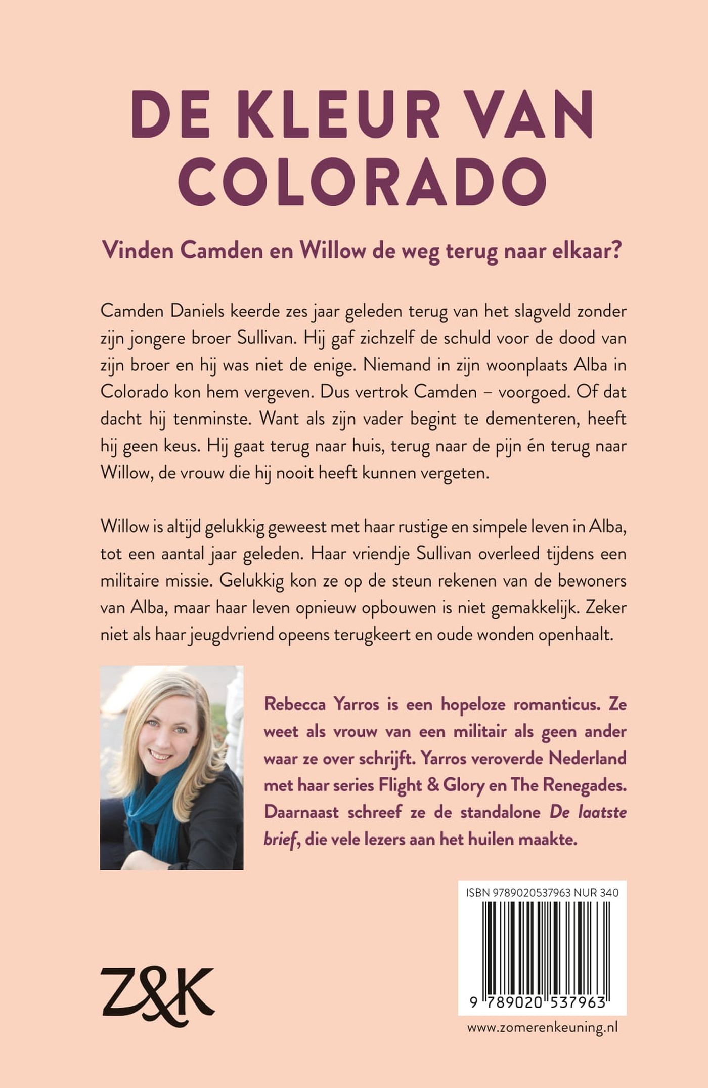 Achterkant van De kleur van Colorado
