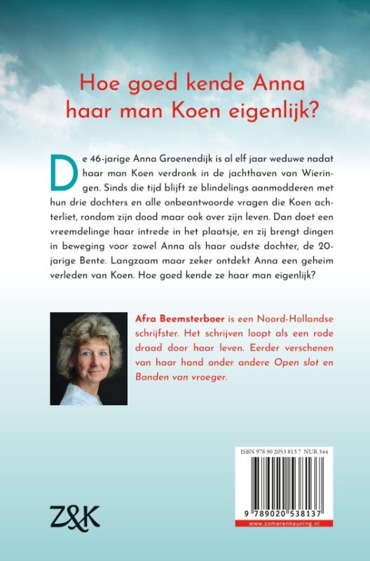 Achterkant van Met de stroom mee