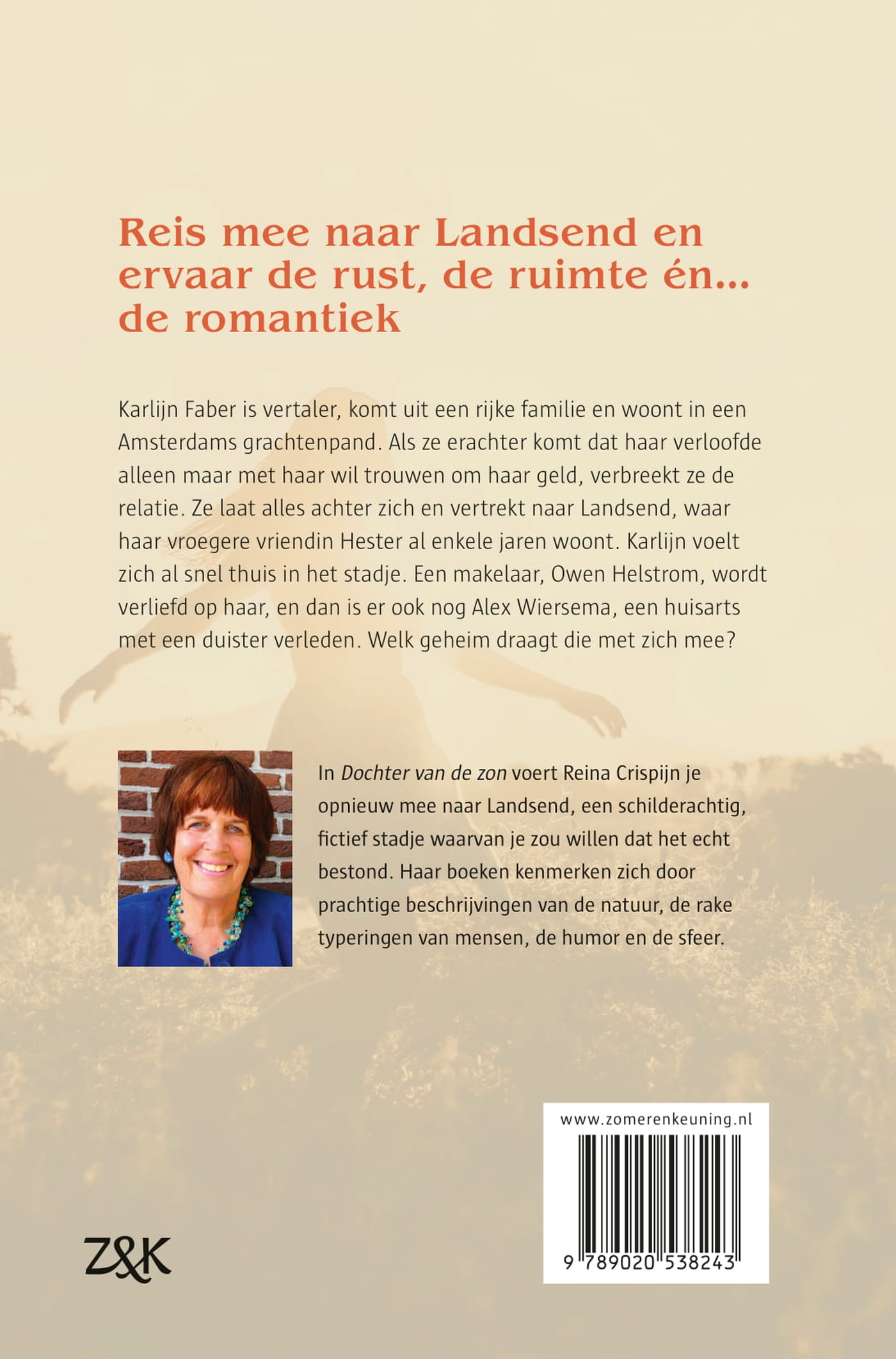 Achterkant van Dochter van de zon
