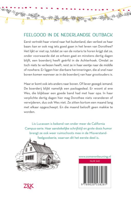 Achterkant van Misverstand in de middle of nowhere