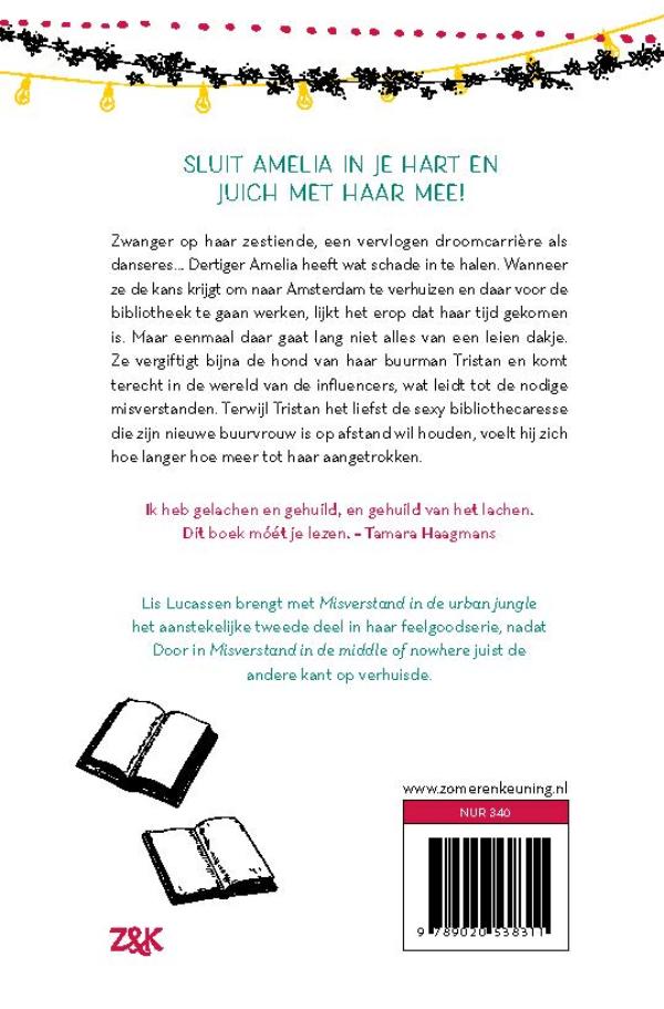 Achterkant van Misverstand in de urban jungle