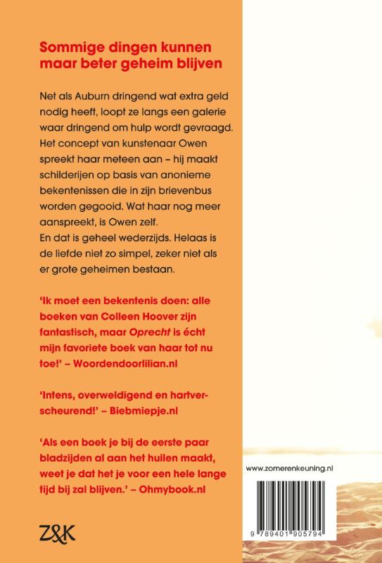 Achterkant van Oprecht