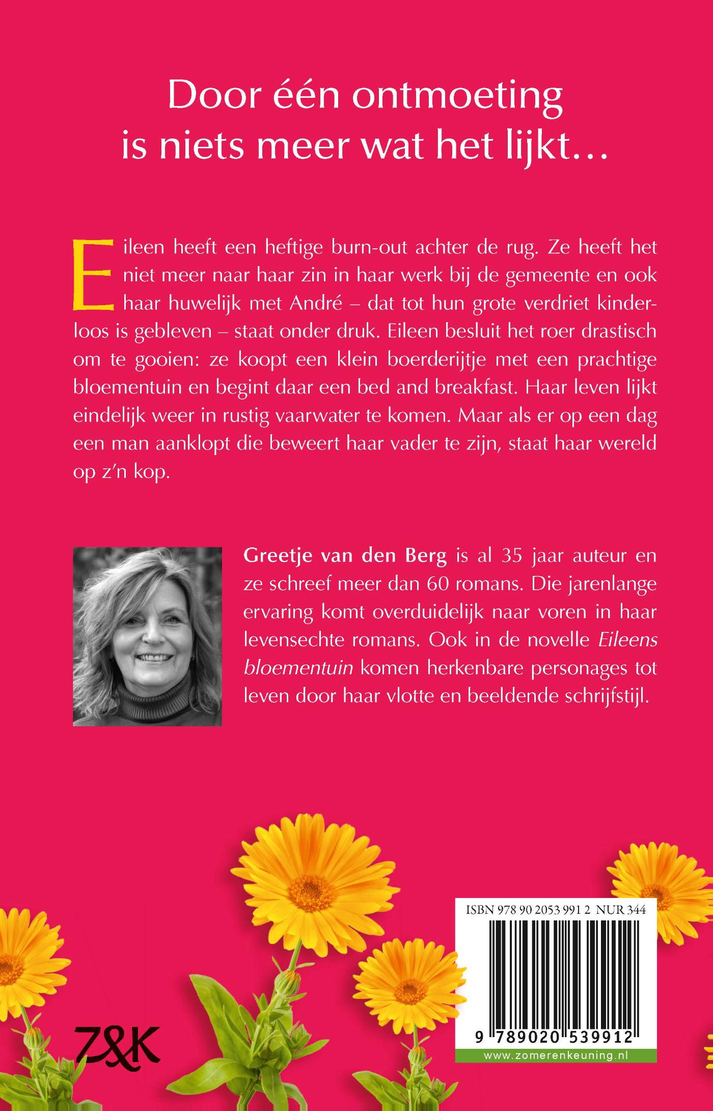 Achterkant van Eileens bloementuin
