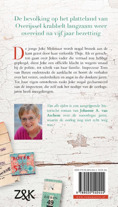 Achterkant van Van alle tijden