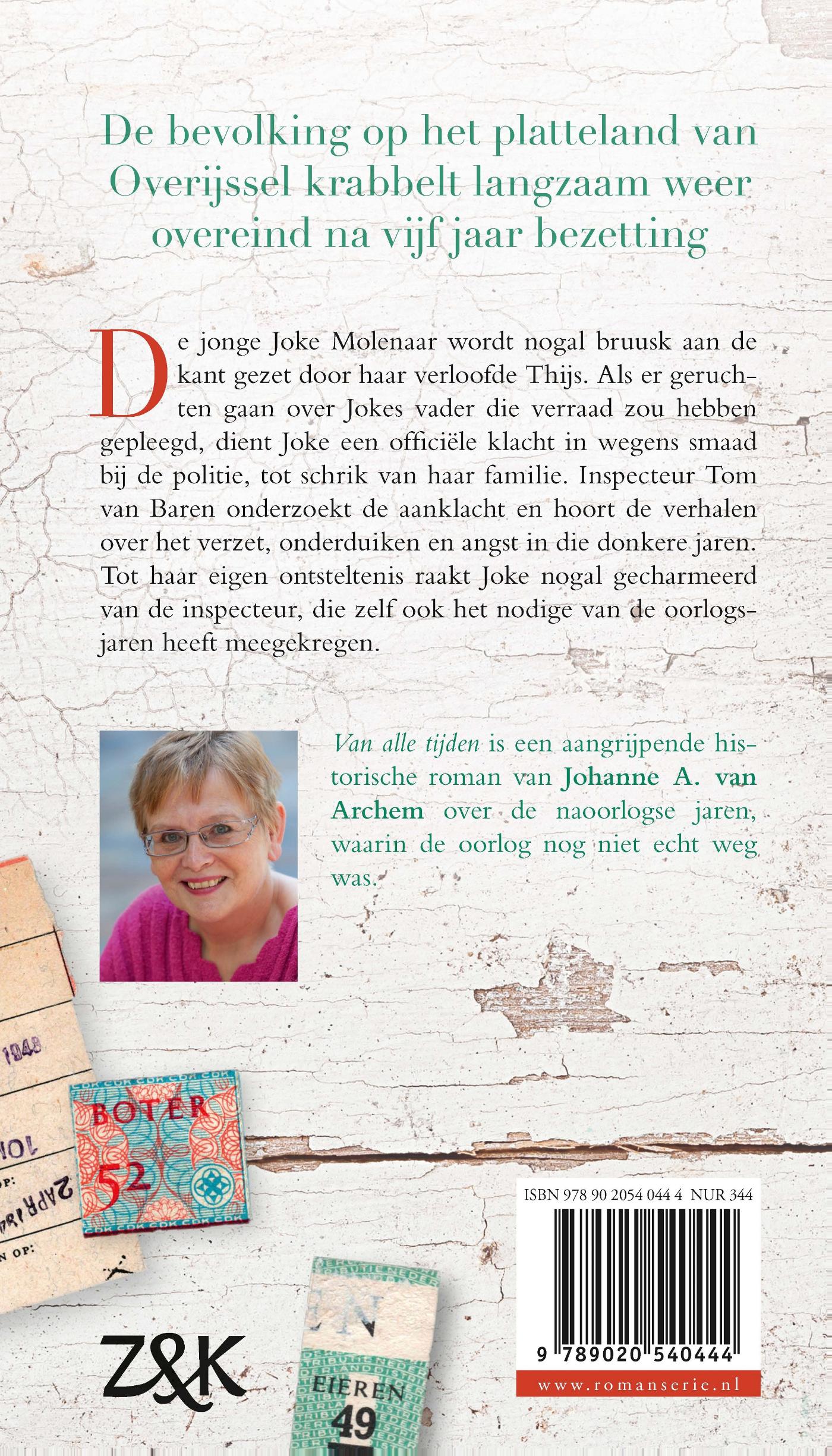 Achterkant van Van alle tijden