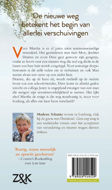 Achterkant van Geen weg terug