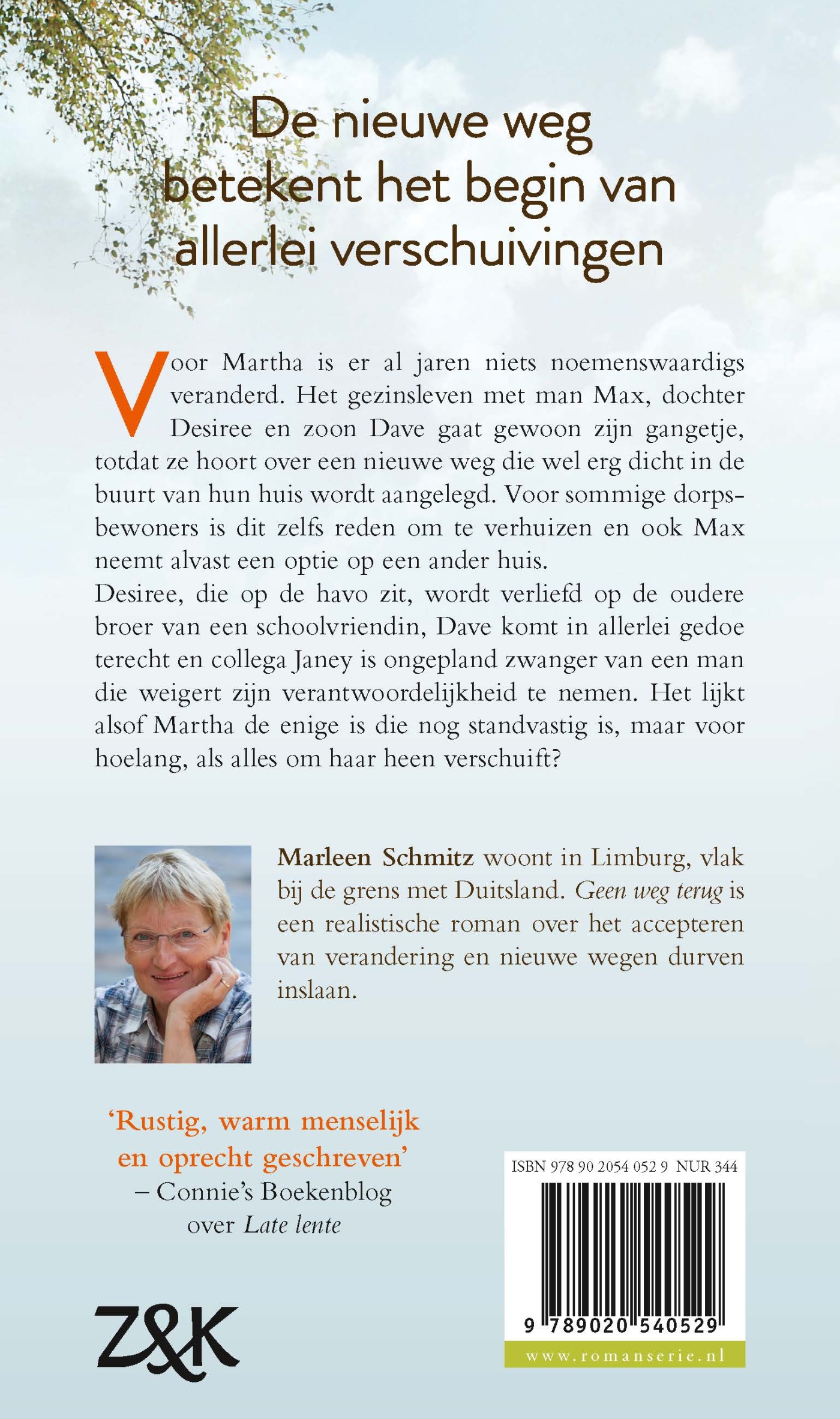 Achterkant van Geen weg terug