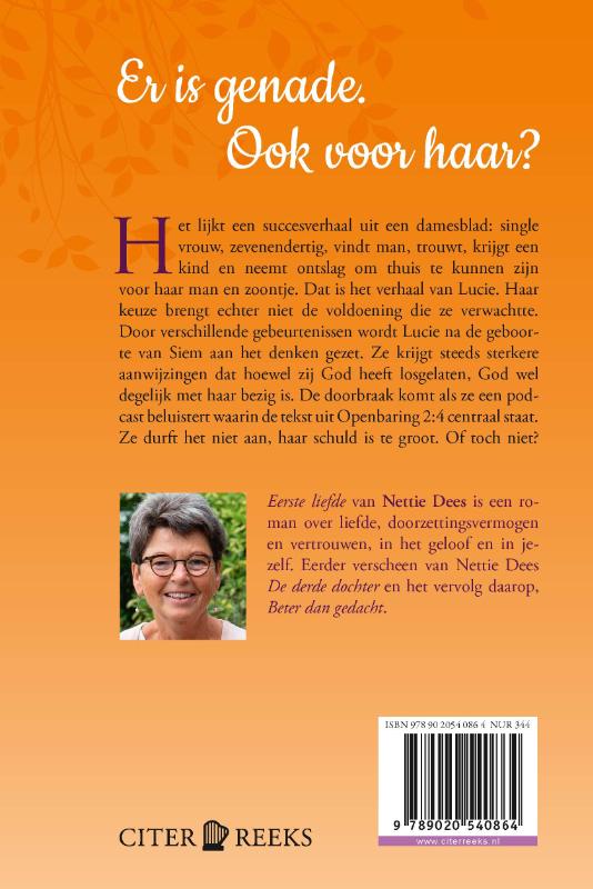 Achterkant van Eerste liefde
