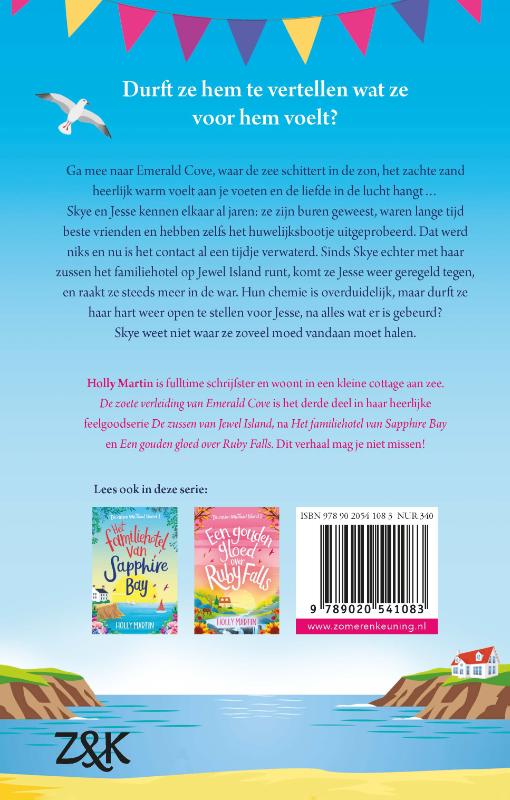 Achterkant van De zoete verleiding van Emerald Cove