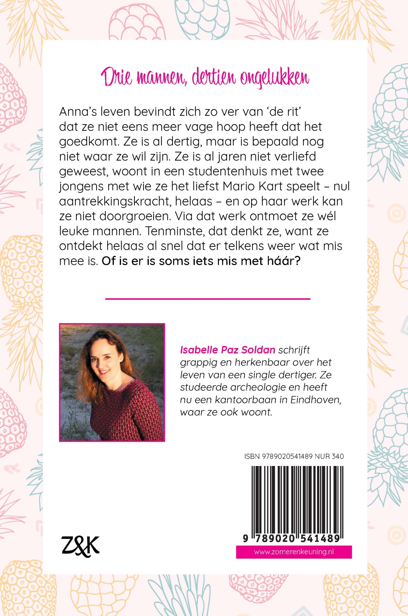 Achterkant van Liefde en ananas