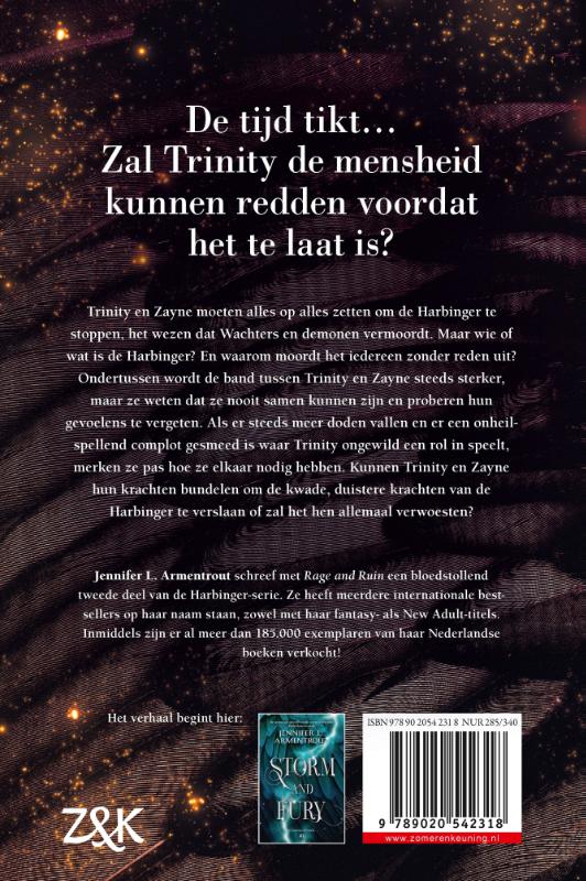 Achterkant van Rage and Ruin