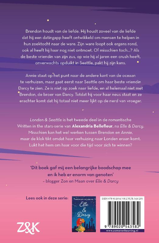 Achterkant van Londen & Seattle