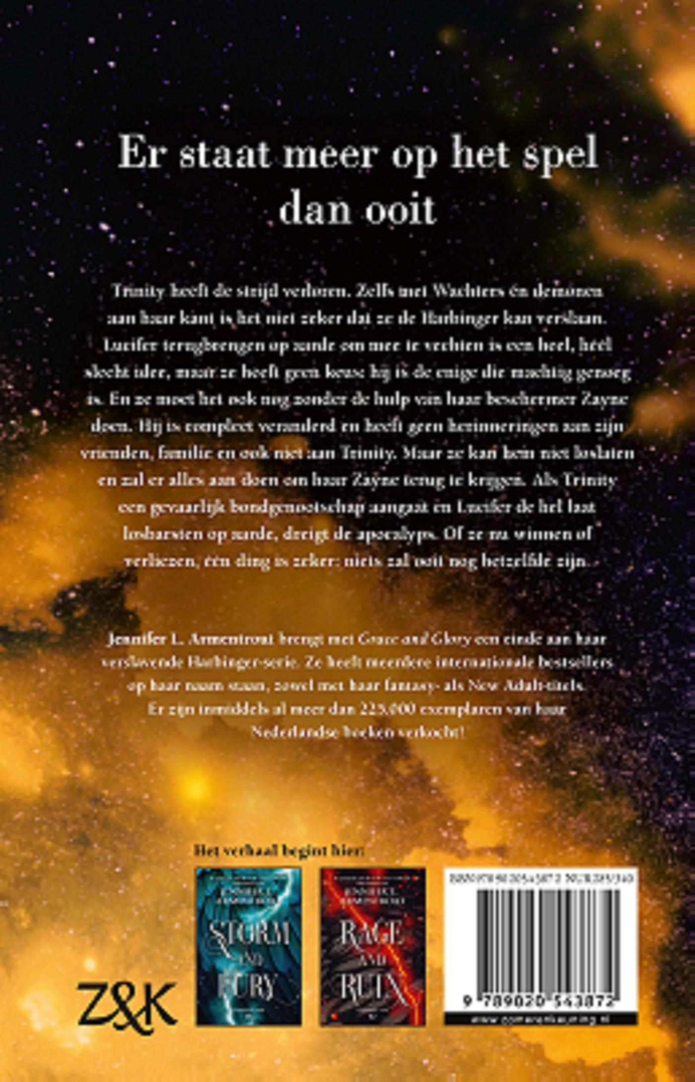 Achterkant van Grace and Glory