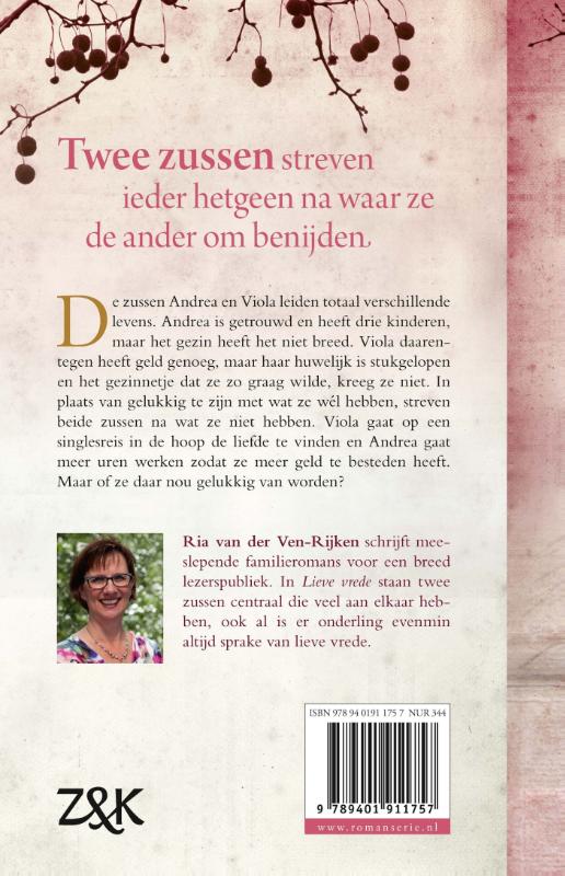 Achterkant van Lieve vrede