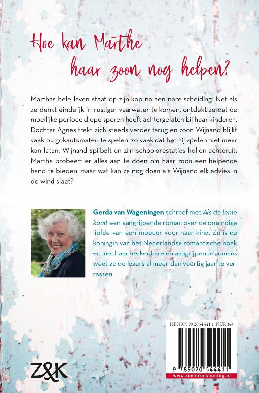 Achterkant van Als de lente komt