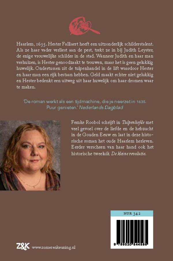 Achterkant van Tulpenliefde